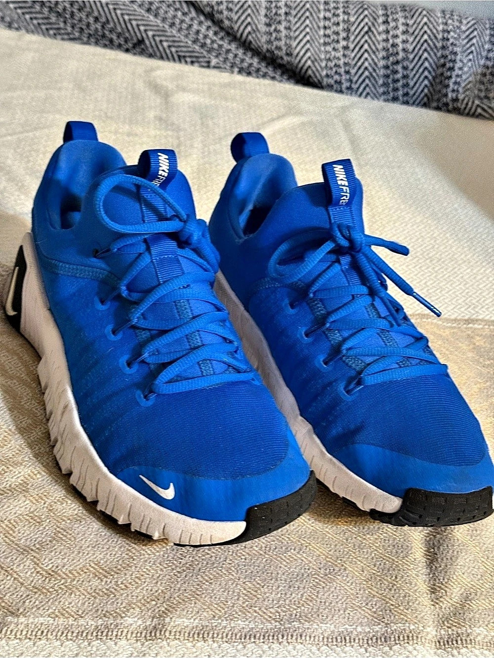Nike Free Train Virtue Blue & White Athletic Shoes US 9